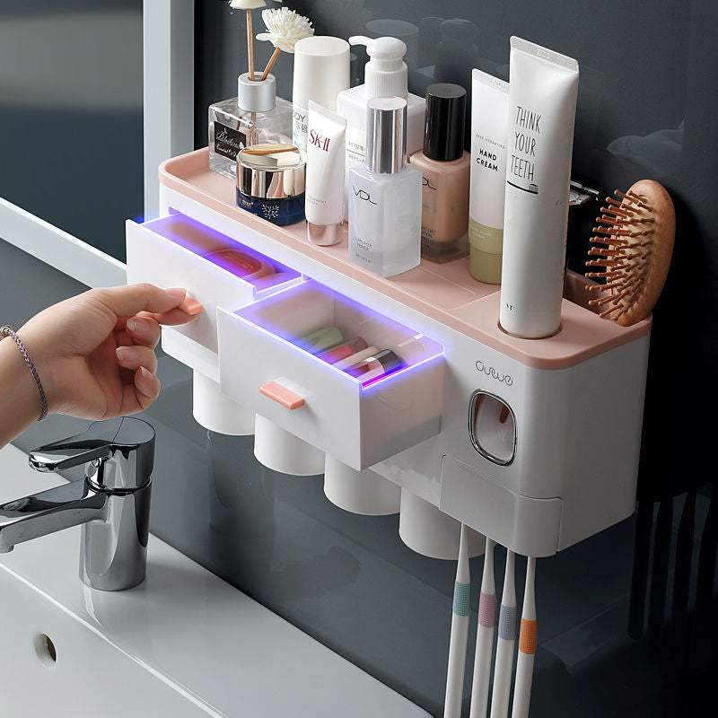 Aesthetic Multi-functional Toothbrush Holder