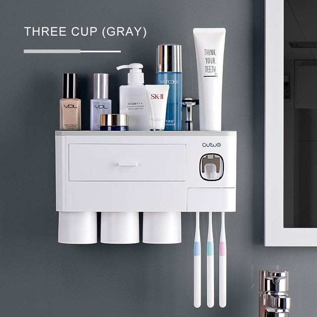 Aesthetic Multi-functional Toothbrush Holder