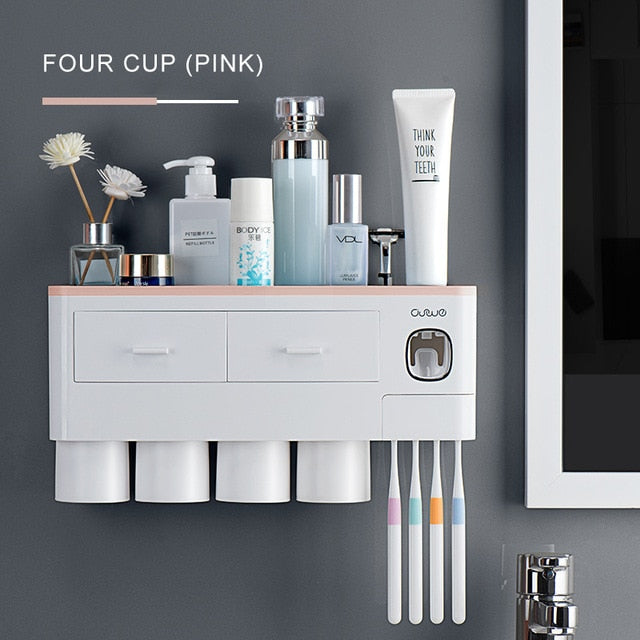 Aesthetic Multi-functional Toothbrush Holder