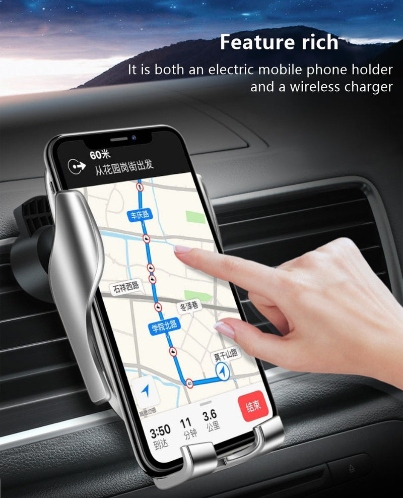 AIR VENT MOUNT WIRELESS CAR CHARGER