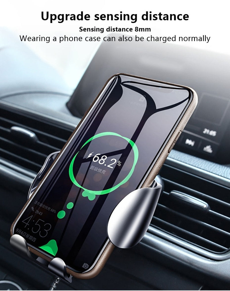 AIR VENT MOUNT WIRELESS CAR CHARGER