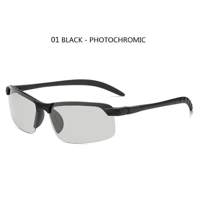 New Fashion Men's Photochromic Sunglasses With Polarized Lens