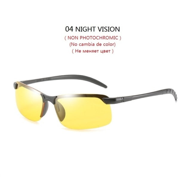 New Fashion Men's Photochromic Sunglasses With Polarized Lens