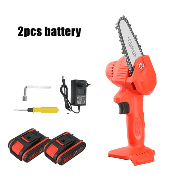 Handheld Mini Chainsaw for Wood Cutting and One-Hand Chainsaw