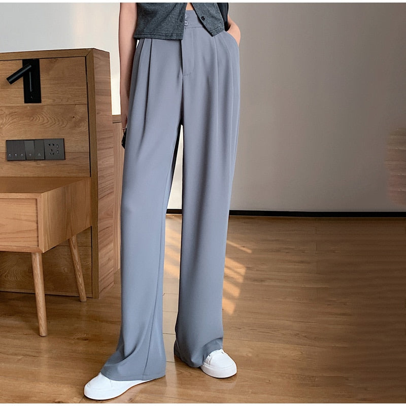 Woman's Casual Full-Length Loose Pants