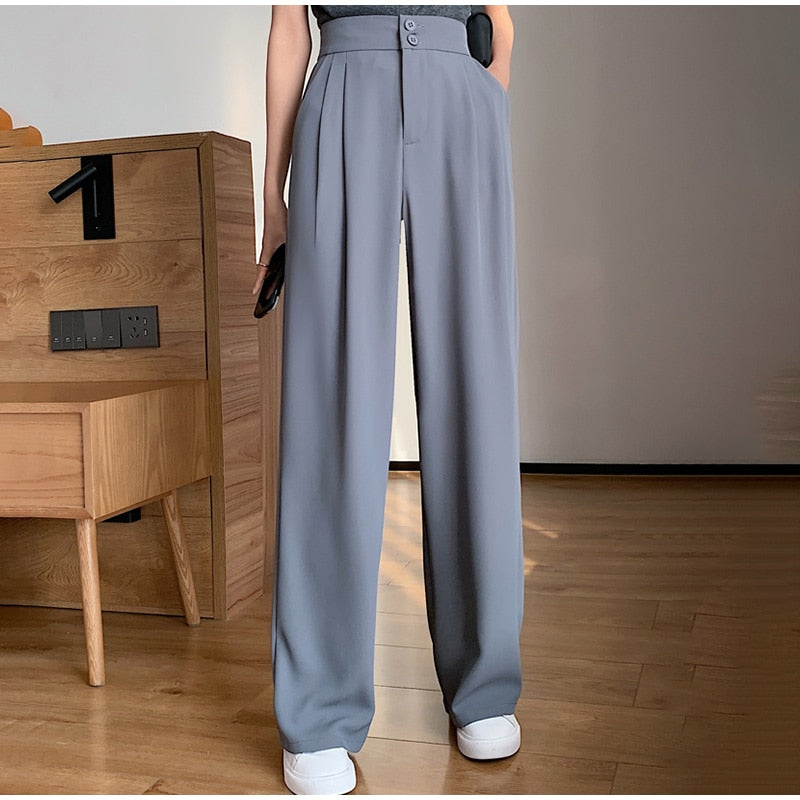 Woman's Casual Full-Length Loose Pants