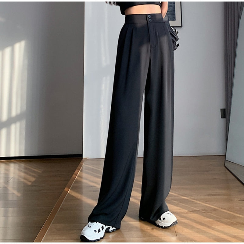 Woman's Casual Full-Length Loose Pants