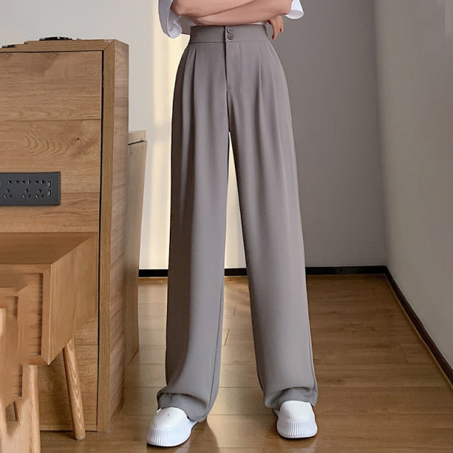 Woman's Casual Full-Length Loose Pants