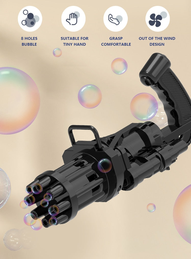 Gatling Bubble Machine