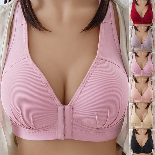 PlusSize Front Closure PushUp Bra