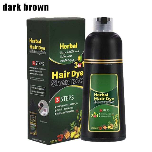 10 Mins Herbal Hair Darkening Shampoo