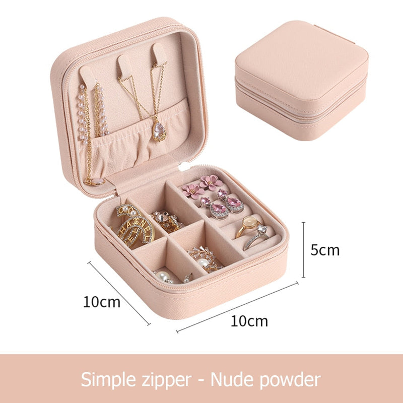 Chloe Portable Organizer Mini Travel Display Storage Jewelry Box