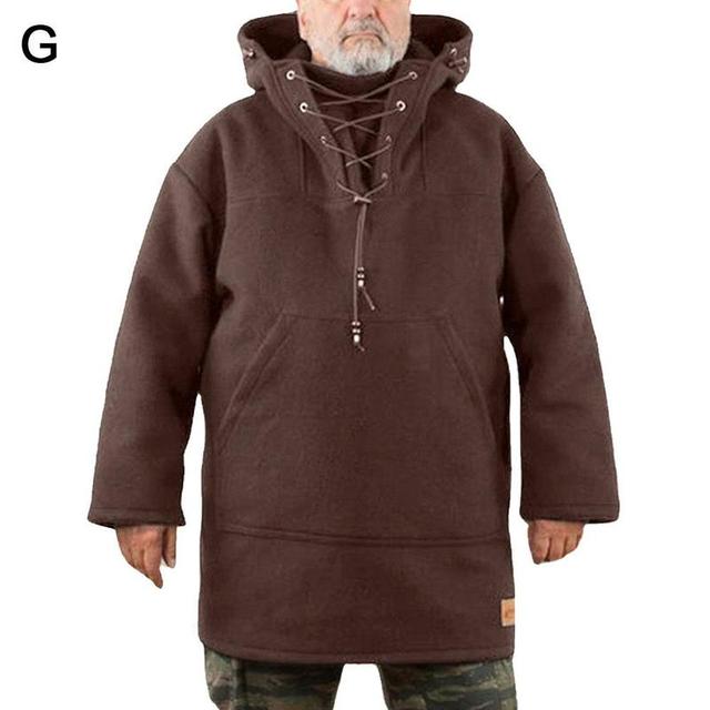 Men's Outdoor Tactical Wool Thick Coat