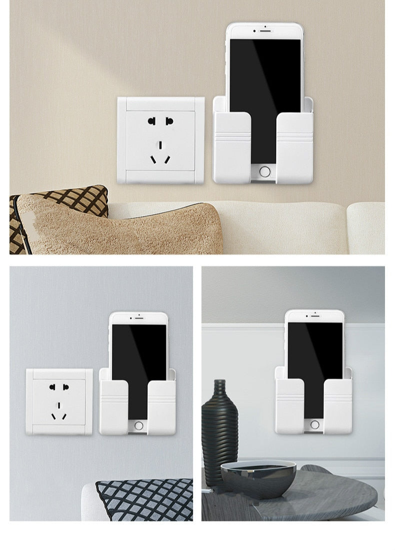 Wall-Mounted Mobile Phone Charging Storage Box