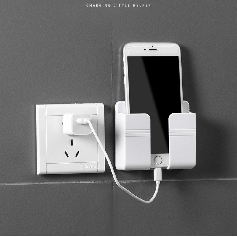 Wall-Mounted Mobile Phone Charging Storage Box