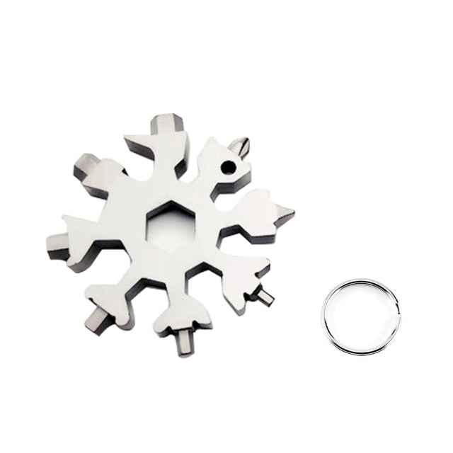 Saker 18-in-1 Stainless Steel Snowflakes Multi-Tool