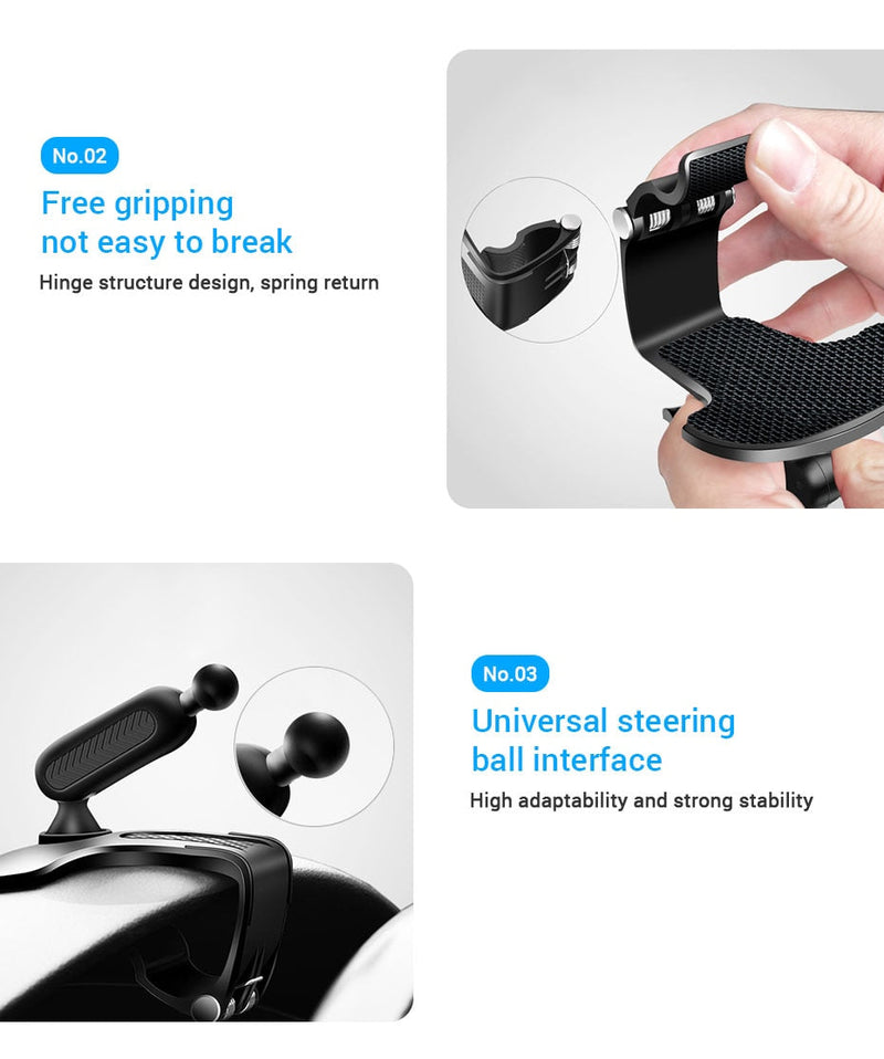 Multifunctional Car Dashboard Phone Holder