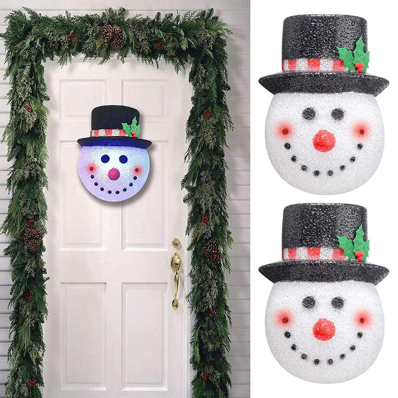 SNOWMAN PORCH LIGHT COVERS