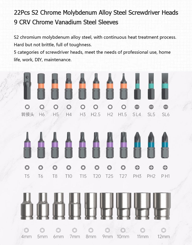 24-IN-1 Rotating Screwdriver