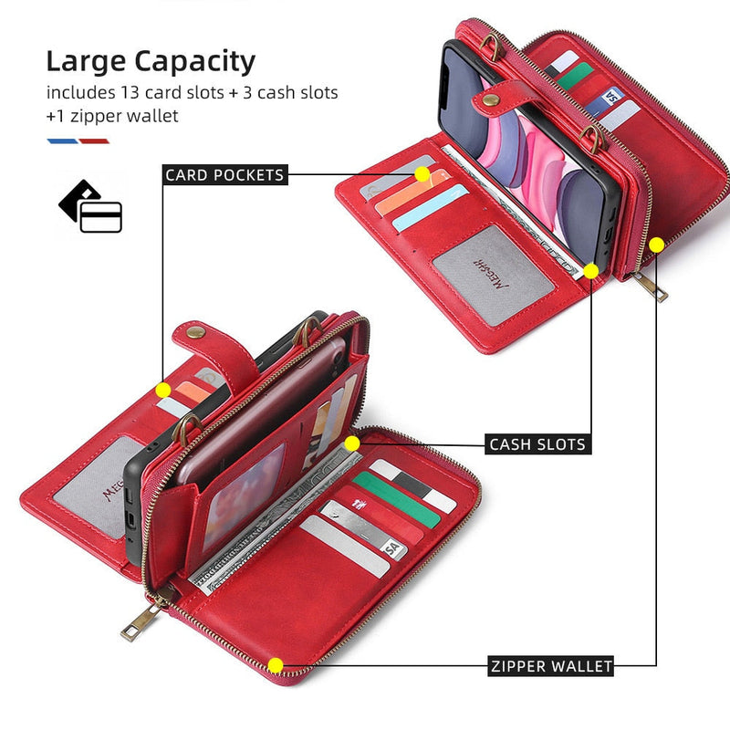 Messenger Bag Style iPhone Multifunctional Protective Case