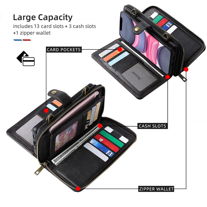 Messenger Bag Style iPhone Multifunctional Protective Case