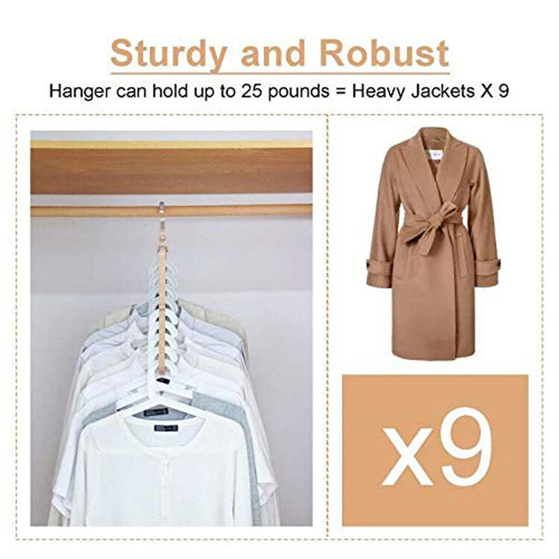 Hana Magic Space Saving Multi Functional Clothes Hangers