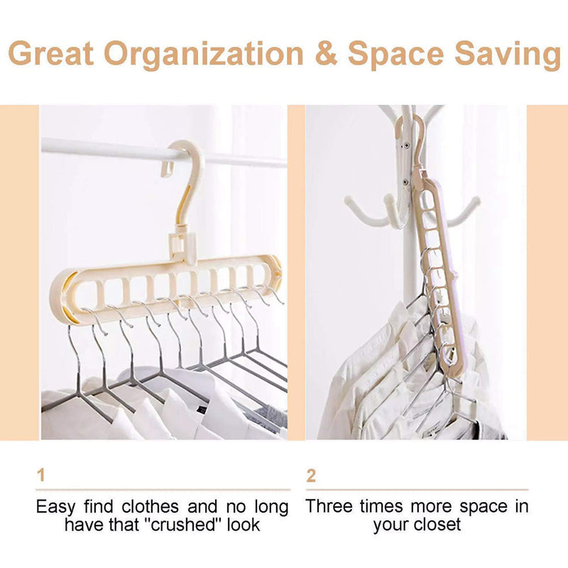 Hana Magic Space Saving Multi Functional Clothes Hangers