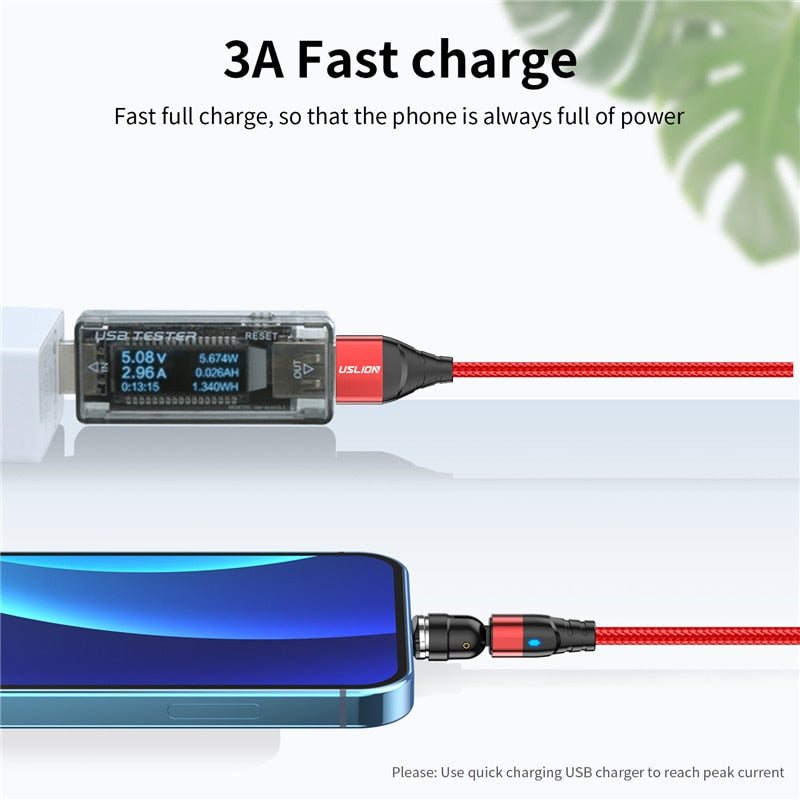 Fast Charging Magnetic Mobile Cable