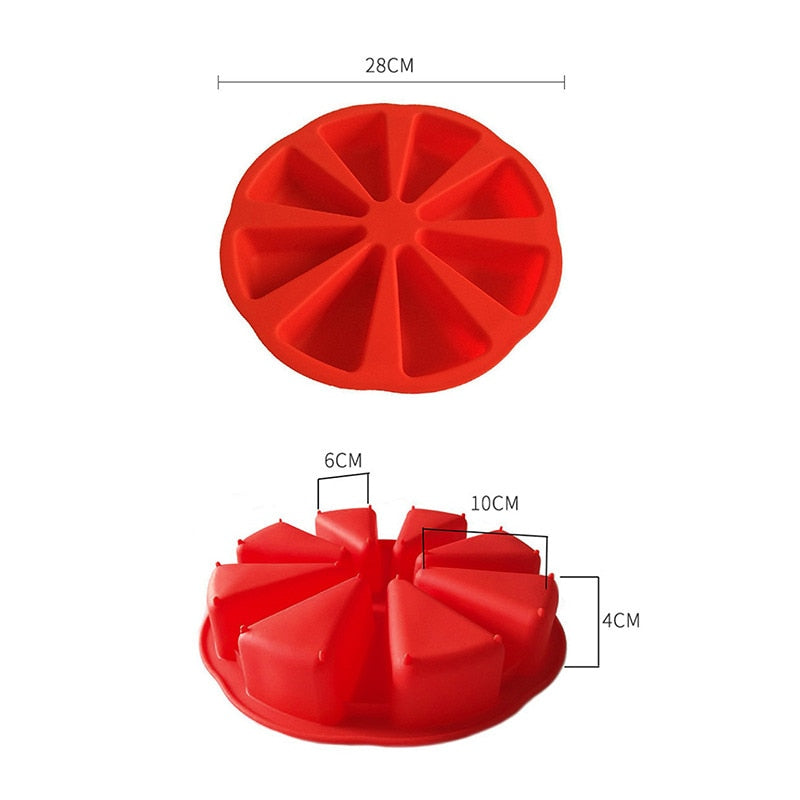 Triangle Non-Stick Silicone Cake Mold