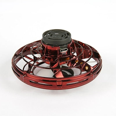 Galactic Fidget Drone - Mini Hand Operated Flying Fidget Spinner Top