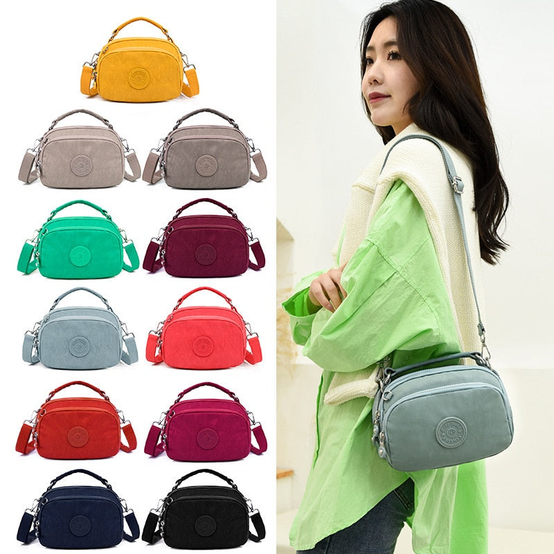 Multi-Pocket Waterproof Lightweight Crossbody Bag