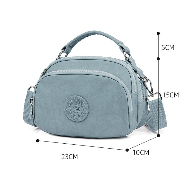 Multi-Pocket Waterproof Lightweight Crossbody Bag