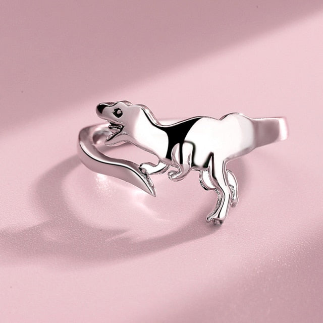 Adjustable Cute Dinosaur Ring