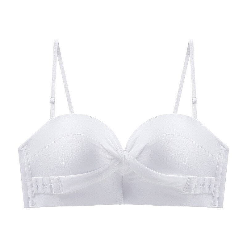 Strapless Front Cross Lift Bra