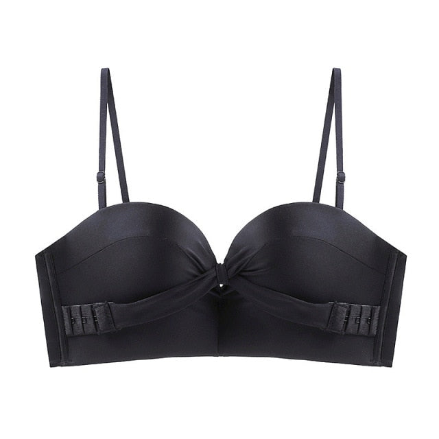 Strapless Front Cross Lift Bra