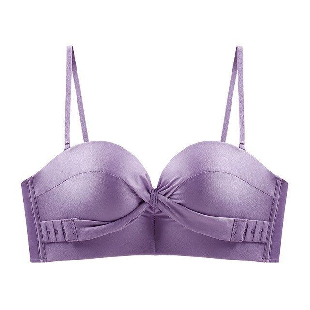 Strapless Front Cross Lift Bra