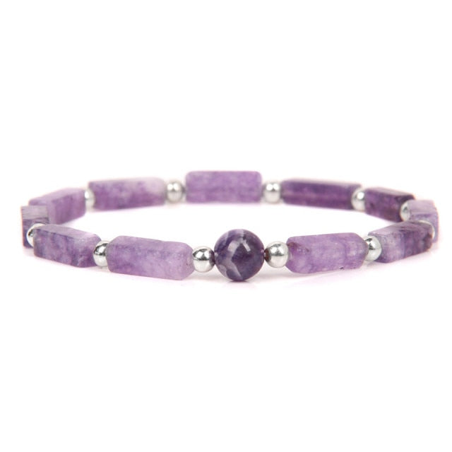 STYLISH PURE AMETHYST SLIMMINGBRACELET