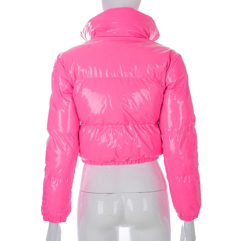 Long Sleeve Zipper Design Gilet Puffer Jacket