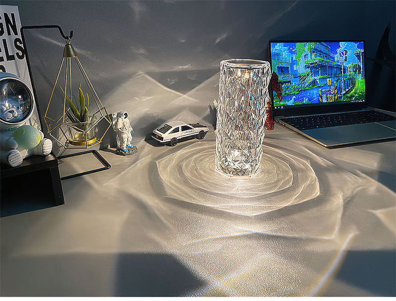 3 Colors Adjustable Diamond Table Lamp - Perfect Home Lamp