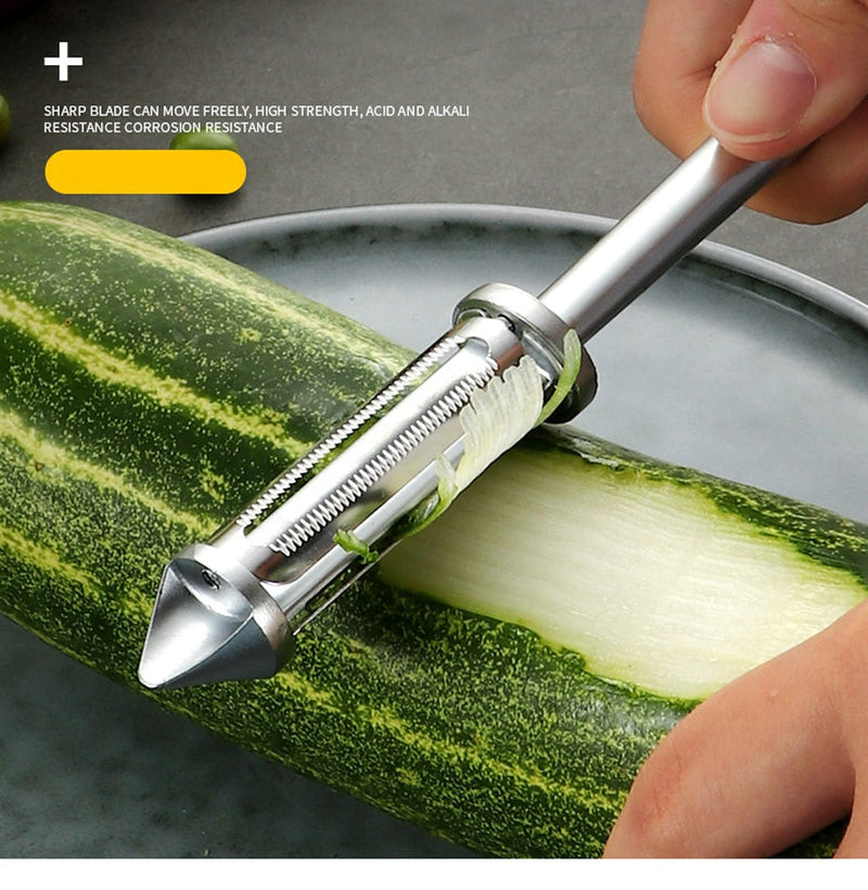 3 in 1 Stainless Steel Peeler