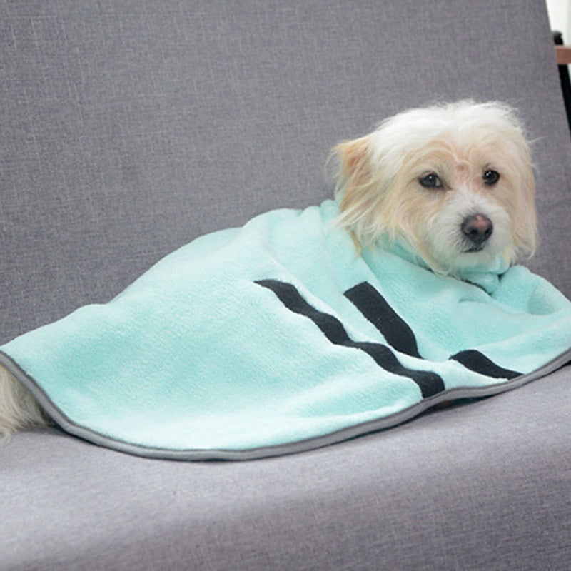 Absorbent Pet Bathrobe