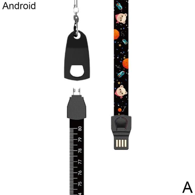 3-in-1 Multi-function Data Cable Lanyard