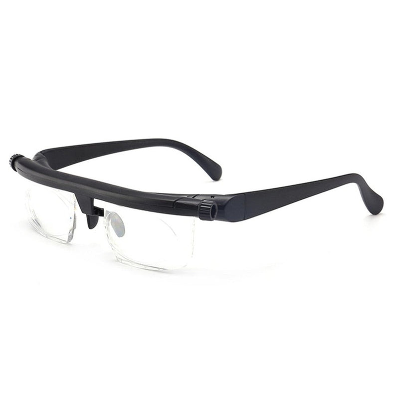 Focus Adjustable Eyeglasses -6 To +3 Diopters Myopia Glasses Reading Glasses