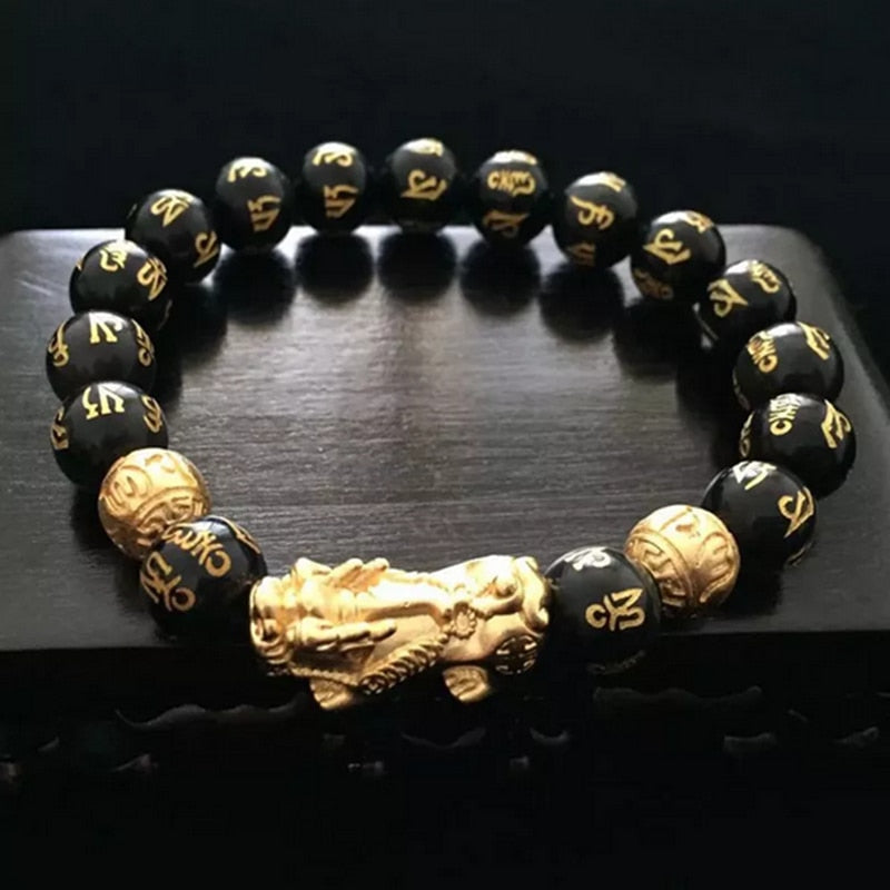 Feng Shui Black Obsidian Bracelet