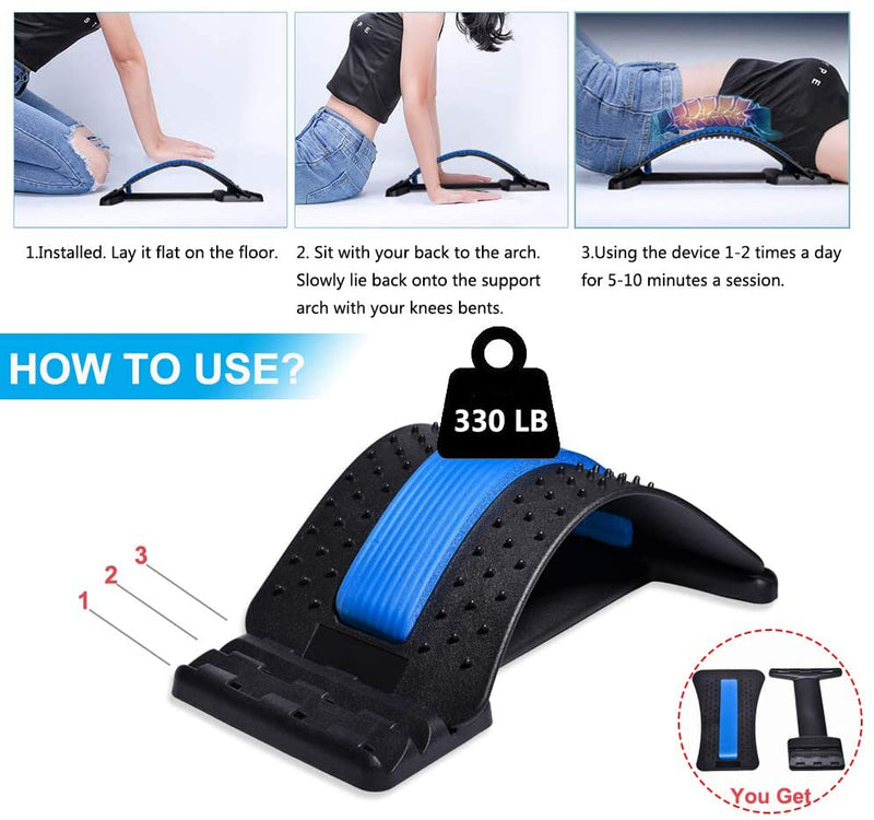 Stretch Therapy Lumbarc Support Massager