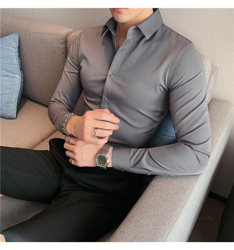 Stretch Non-iron Anti-wrinkle Shirt