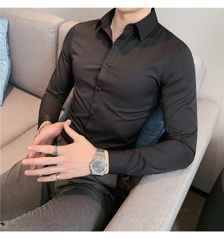 Stretch Non-iron Anti-wrinkle Shirt