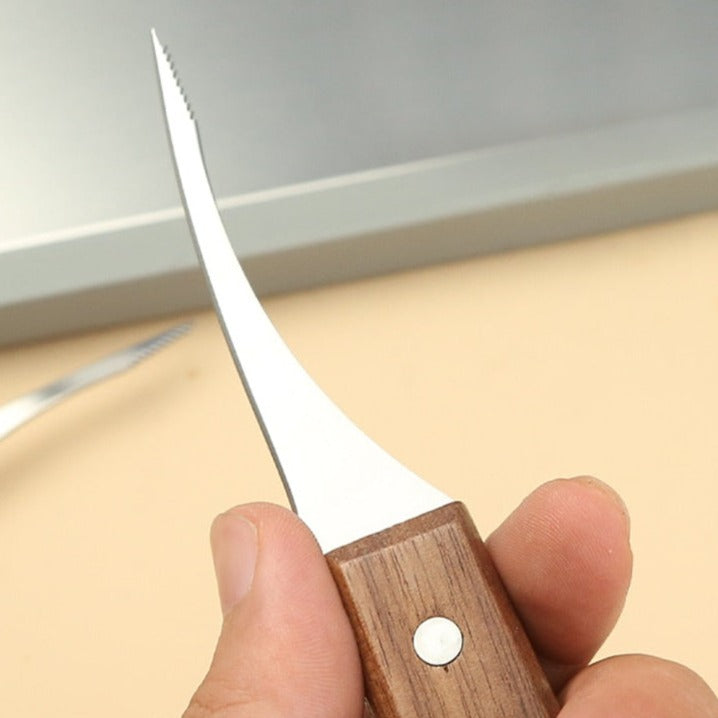 STAINLESS STEEL SHRIMP LINE KNIFE