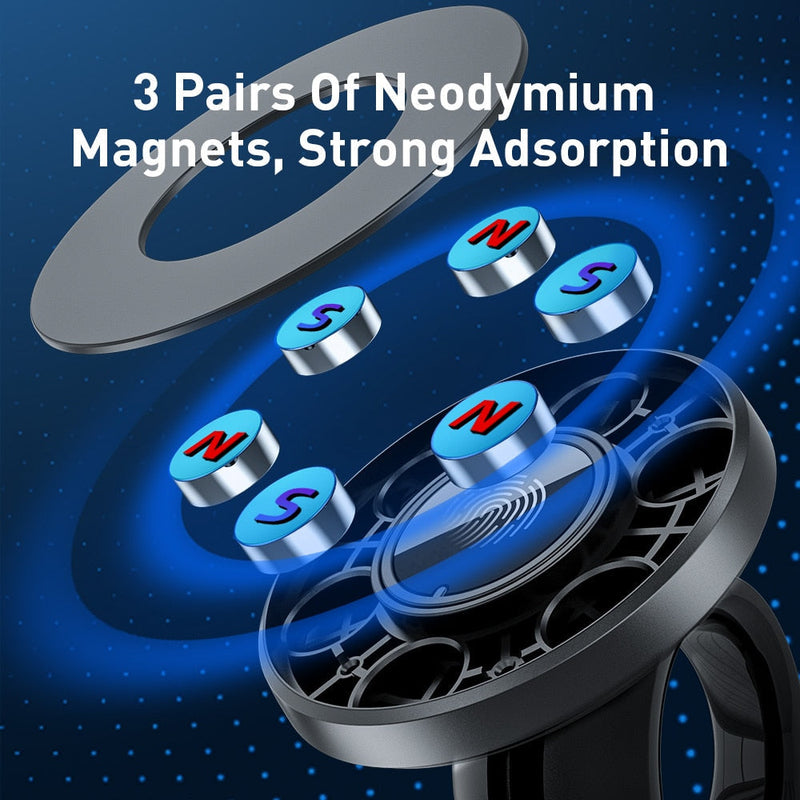 Magnetic Gear-structured Car Phone Holder