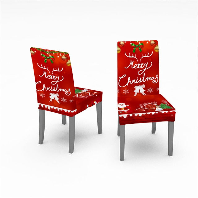 Stretchable Christmas Chair Covers